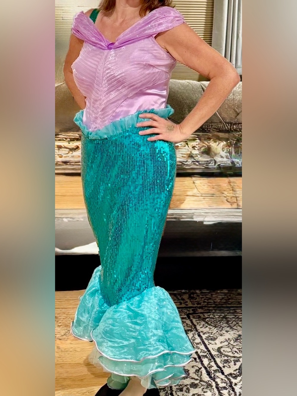 🎃 Disney Purple and Teal Mermaid Dress